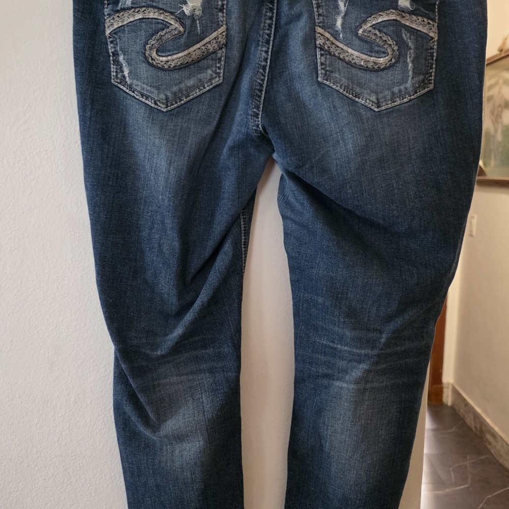 Torrid Blue Jean Shorts for Women - Picture 6 of 16